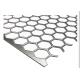 Carbon Steel Hexagonal Perforated Aluminum Sheet 0.25–0.5 Easy To Fabricate