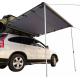 Gray 420D Outdoor Roof Top Tent Car Side Awning Rooftop Pull Out Tent Shelter Shade Camping 140X200X200CM