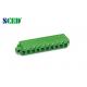 Pitch 7.62mm Single Level Female Plug In Terminal Block Connector 300V 18A , 2P - 12P