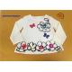 Big Floral Print Children T Shirt Butterfly Applique Embroidery Long Sleeve 100% Cotton