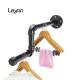 Wall Mounted Industrial Pipe Coat Rack Black Iron Pipe Flange 3/8 - 4 Home Decoration