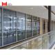 1000-4500mm Demountable Glass Wall Systems With Shutter OEM