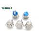 Stainless Steel Momentary Normally Open Push Button Switch Screw / Pin Terminal