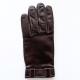 Customized Elastic Cuff Mens Wool Lined Leather Gloves Sheepskin Men Leather Gloves