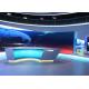 Small Pixel Pitch Indoor Curved RGB LED Screen For Studio Conference