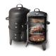 Detachable 3 in 1 Round Tower Charcoal BBQ Smoker with 2 Cooking Area Customized