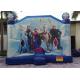 Large Frozen Princess Happy Hop Inflatable Bounce House Inside Slide