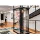 2 - 4 Floors Indoor Glass Home Elevator Customize Stainless Steel