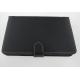 Silicon black PU wearproof Bluetooth Keyboard for Iphone , Ipad2 stands