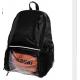 Black Personalized Basketball Backpack With Ball Compartment