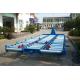 Multifunction Airport Luggage Trailer Channel Steel Tow Bar With Solid Tire