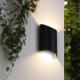 6000K LED Outdoor Wall Light Waterproof Garden Aisle Light Villa Aluminum Wall Light