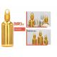 High quality Luxury Cosmetic Package 10ml 20ml 30ml 50ml Electroplating Gold Essential Oils Serum Glass Dropper bottle