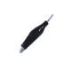Anti Corresion EEG Cable 1m Crocodile Clip Plug Black Cover For Eeg Equipment