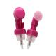Personal Care Products 43mm Pink Heart Shape Silicone Brush Foam Pump with Custom Order Option