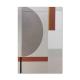 Hand Painted Colorful Textured Artwork Modern Geometric Oil Painting of Animal for Home Decoration Wall Hanging
