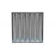 Air Handling Unit Deep Pleat Air Filter V Bank 610*610*292mm