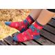 High quality christmas deer patterned design winter cotton hosiery for women