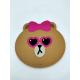 Bear Shape Silicone Cup Mat Pot Coaster High Temperature Resistant