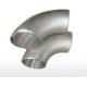 Butt Weld Pipe Fitting 45 90 180 Degree Customized Seamless Stainless Steel SR Elbow