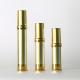 Luxury Gold Acrylic Airless Cosmetic Bottles Biodegradable 10ml 20ml 30ml