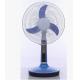 Portable DC Sola Fan 16 inch Table Air Cooling Fan with 18pcs LED Lights