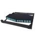 144 Core MTP MPO Patch Panel 19inch Angled Fixed Rack Black Box