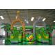 Quadruple Stitching Zoo Park Theme Inflatable Bounce House