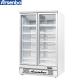 Multiclimate Vertical Glass Door Freezer , 750W 3 Door Merchandiser Refrigerator