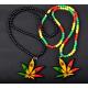Hip-hop style necklace acrylic jewelry marijuana leaf pendant necklace