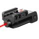 Compact Picatinny Mount Laser Dot Sight Strobe Red Laser Sight Aluminum Ultra Low Profile