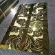 PVD Stainless Steel Etching Sheet Aisi Color Coated Gold Decorative Elevator