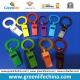 Colorful Plastic Sport Whistle W/Custom Printing Wristband Fastener