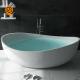 Hotel Project Artificial Stone Bathtub Oval Shaped Attractive Design