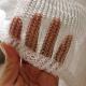 White PP Knitted Wire Mesh Filter 99%  2mmx3mm For Demister Pad
