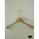 China Wholesaler Special Customize Ashtree wooden hanger for clothes shirt suit coat skirt with notch on shoulder