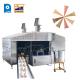 SS Large Scale Wafer Cone Maker Automatic Wafer Cone Production Equipment 0.75kw
