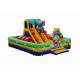 Double Stitching Inflatable Obstacle Course Elephant Bounce House Waterproof