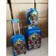 Detachable Strap Kids Cartoon Luggage Suitcases Durable Blue Color