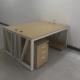 47 Inches Workstation Desk Office Furniture Single Ofice Desk And Chair Set
