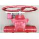 Handwheel Gate Fire Protection Valves 1.6 Mpa Card Slot Non Rising