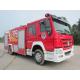 Howo 8T Foam Fire Truck , Water Tank Firefighting Apparatus 6 Wheel 290hp