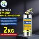 2kg Element Portable Fire Extinguisher FM200 Stainless Steel Extinguishers In Fire Fighting Equipment