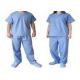 Nonwen Aseptic Scrub Suits , Chemical Resistant Disposable Protective Coveralls