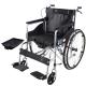 Carbon Square Lightweight Steel Transport Wheelchair Two Way Turning 16kg