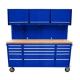 72Inch 15drawer Waterproof Tool Boxes with EVA Foam Heavy Duty Tool Cabinet Metal Tool Chest