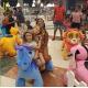 Hansel coin operate game machine kids amusement rides electric elephant plush ride