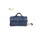 Rolling Luggage Bag 600d Polyester Wheeled Duffle with One Front Big Pocket