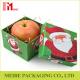 Wholesale Santa Claus picture printing glossy lamination Christmas Apple Gift Box