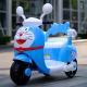Unisex Children's Three-Wheeled Electric Motorcycle with Cool Lighting Ride On Car